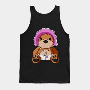 Baby Girl Teddy Bear Tank Top